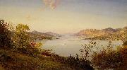 Jasper Francis Cropsey Greenwood Lake oil painting on canvas